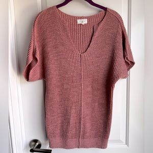 Lou & Grey Knit Shortsleeve Sweater